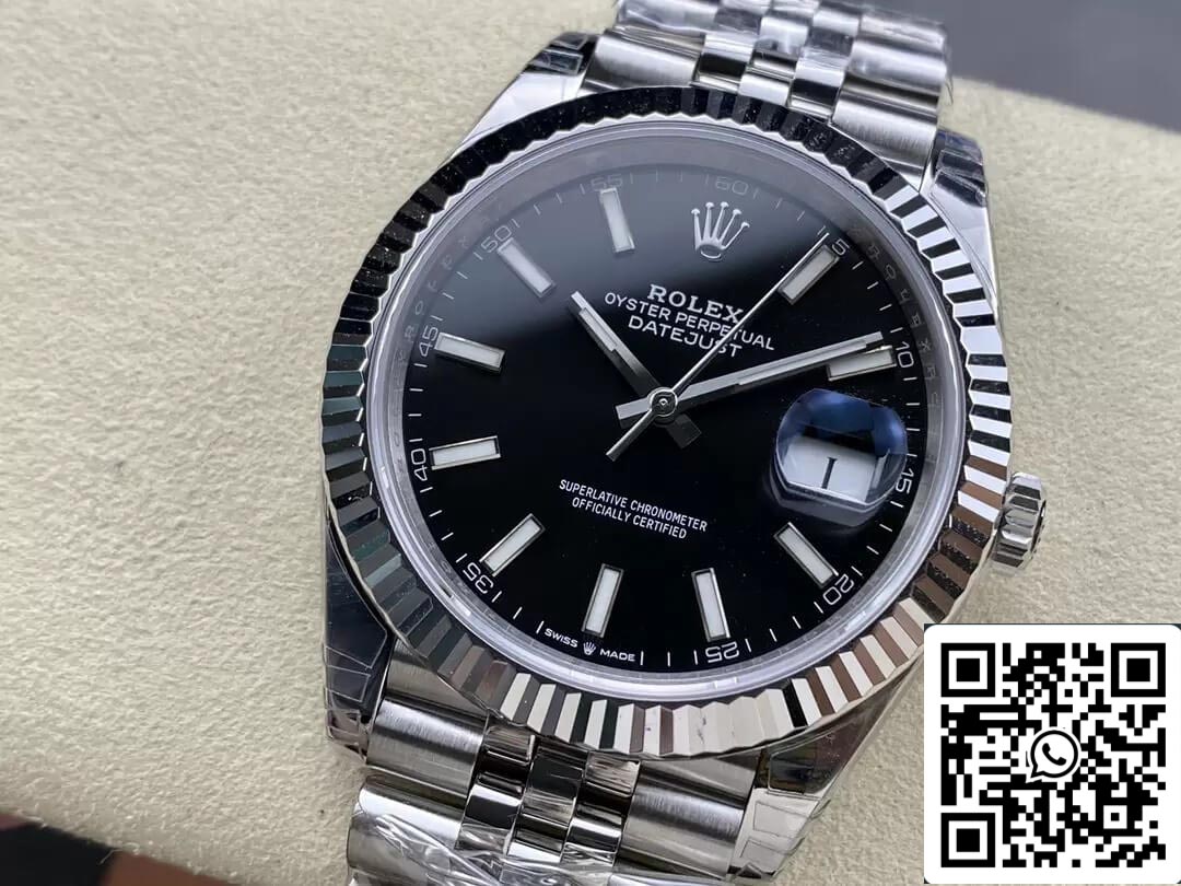 Rolex Datejust M126334-0018 1:1 Mejor edición VS Factory esfera negra