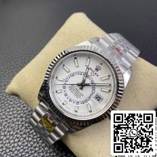 Rolex Sky Dweller M326934-0002 1:1 Best Edition Noob Factory V2 White Dial