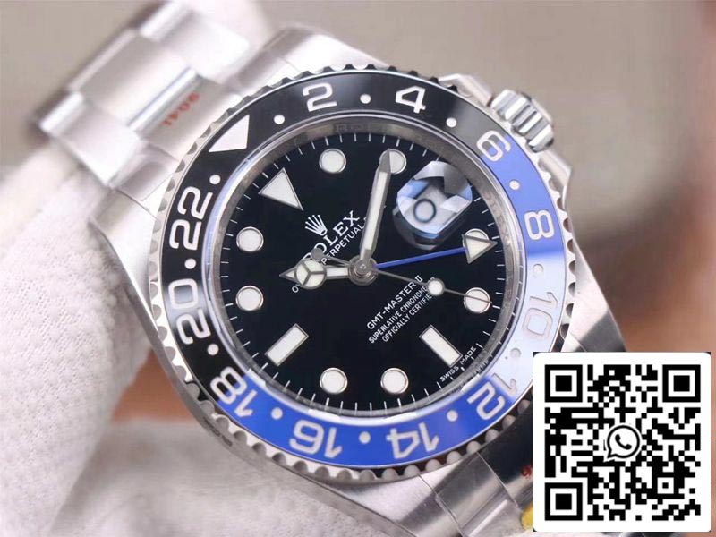 Rolex GMT Master II 116710BLNR-78200 1:1 Miglior Edizione Noob Factory V11 Blue Needle Svizzero ETA3186