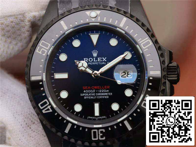 Rolex Deepsea Sea-Dweller 116660 1:1 Best Edition svizzero ETA2836 quadrante sfumato