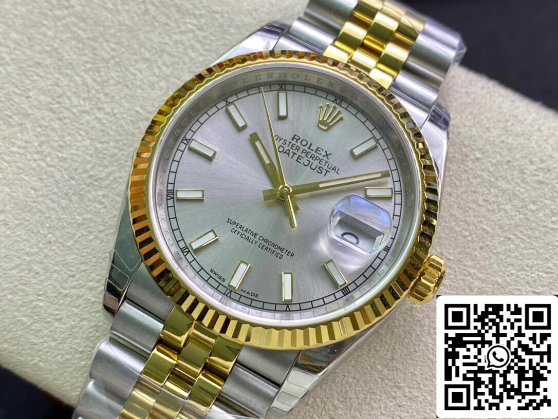 Rolex Datejust 126233 36MM 1:1 Best Edition EW Factory Oro giallo