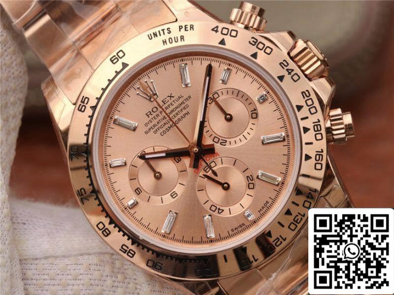 Rolex Daytona Cosmograph 116508 JH Factory 1:1 Best Edition svizzero ETA4130 quadrante in oro rosa