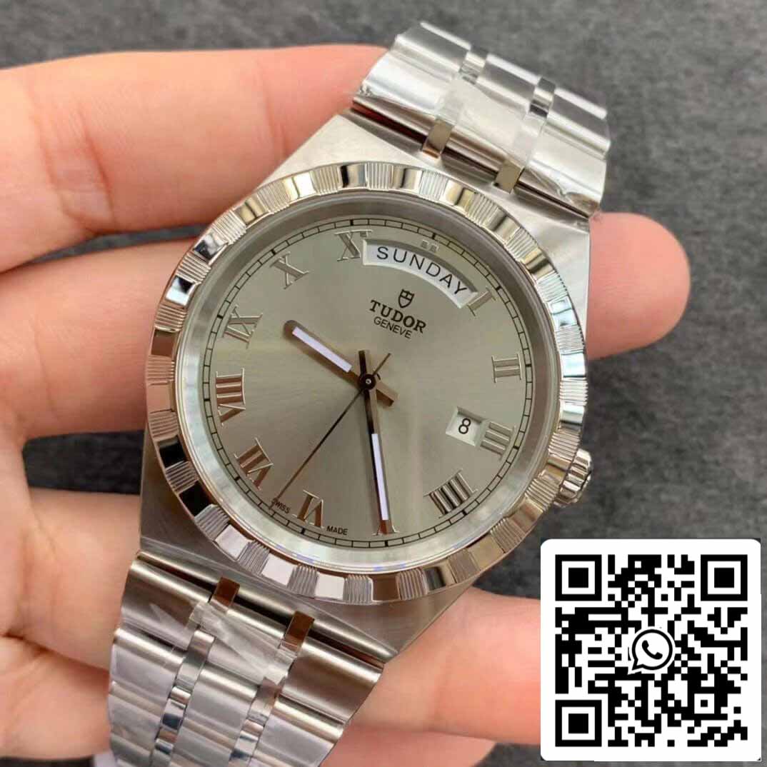 Replica Tudor Royal M28600-0001 Day date V7 Factory Silver Dial