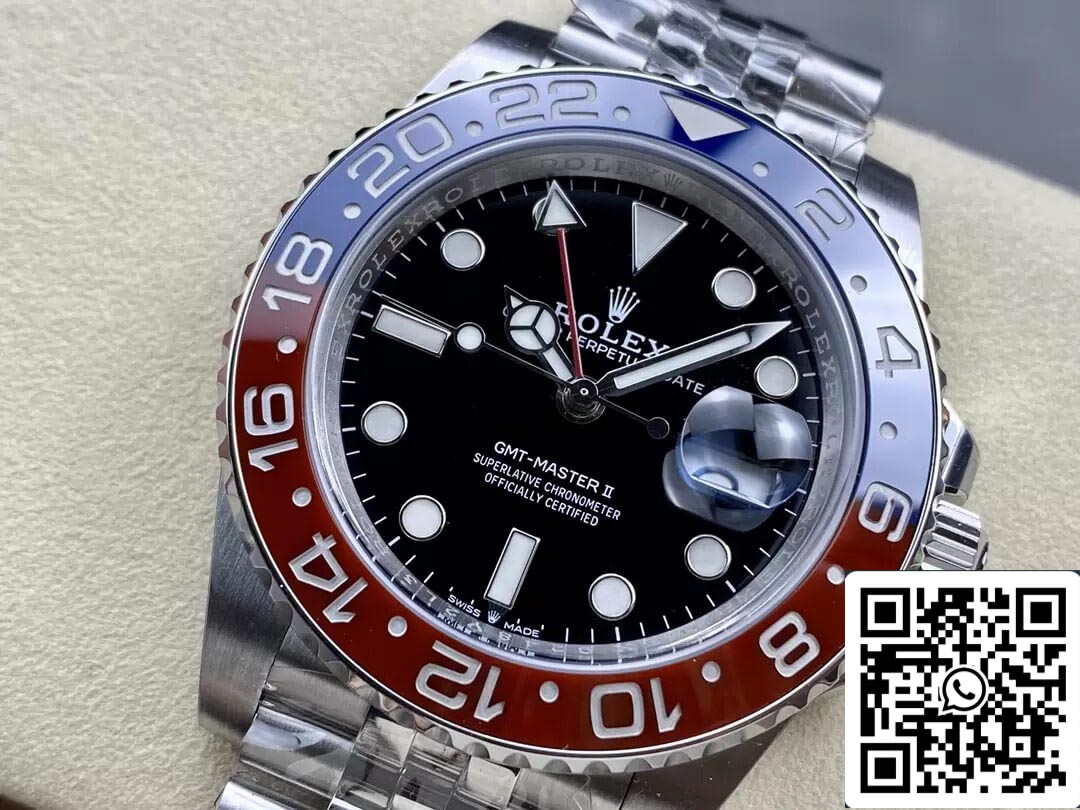 Rolex GMT Master II M126710BLRO-0001 1:1 Mejor edición C+ Correa de acero de fábrica