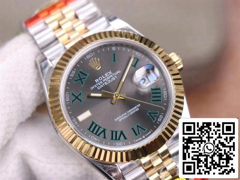 Rolex Datejust M126333-0020 1:1 Mejor Edición TW Factory Esfera Gris Suizo ETA3235