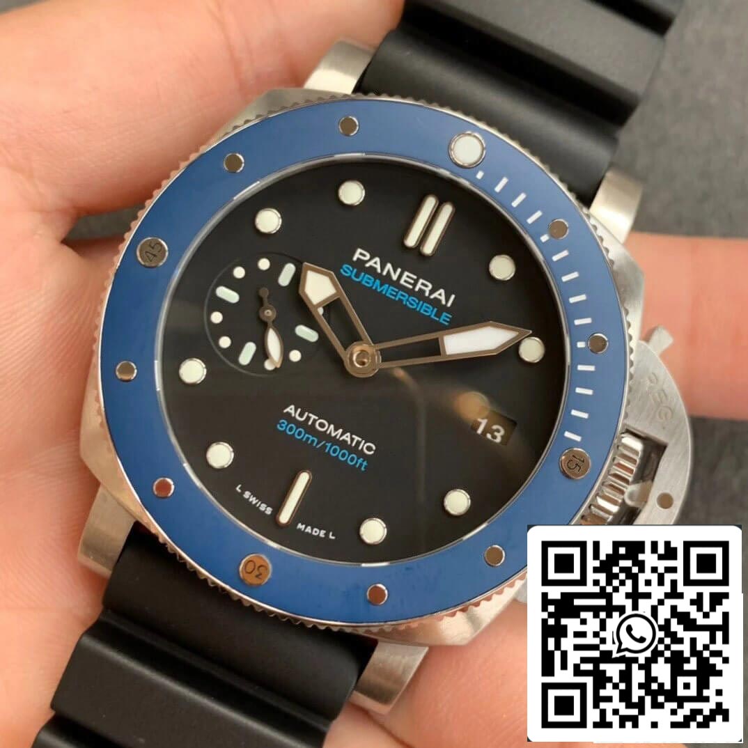 Panerai Submersible PAM01209 1:1 Best Edition VS Factory quadrante nero