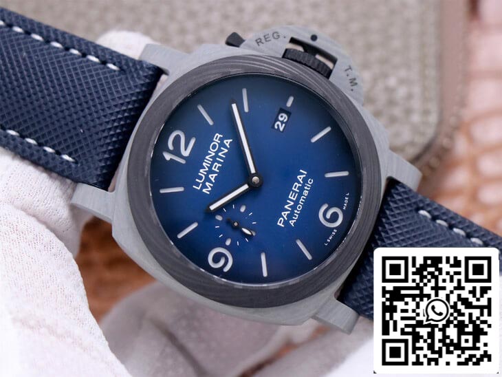 Panerai Luminor PAM1663 1:1 Mejor Edición VS Esfera Azul Ahumada de Fábrica