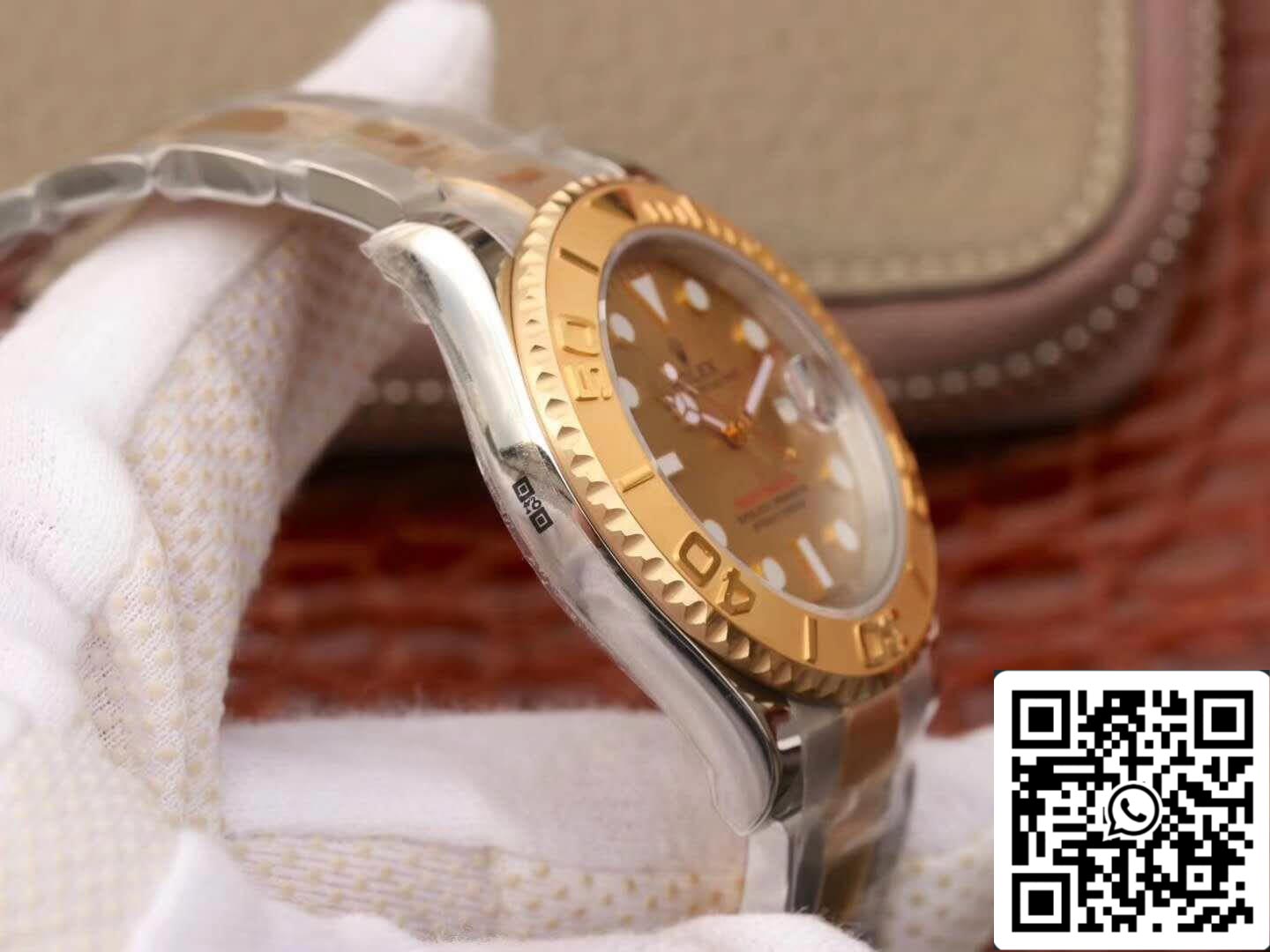 Rolex Yacht-Master 16623 1:1 Best Edition quadrante dorato svizzero ETA2836 avvolto in oro