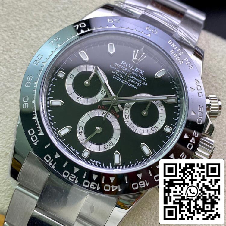 Rolex Cosmograph Daytona M116500LN-0002 1:1 Best Edition Clean Factory quadrante nero