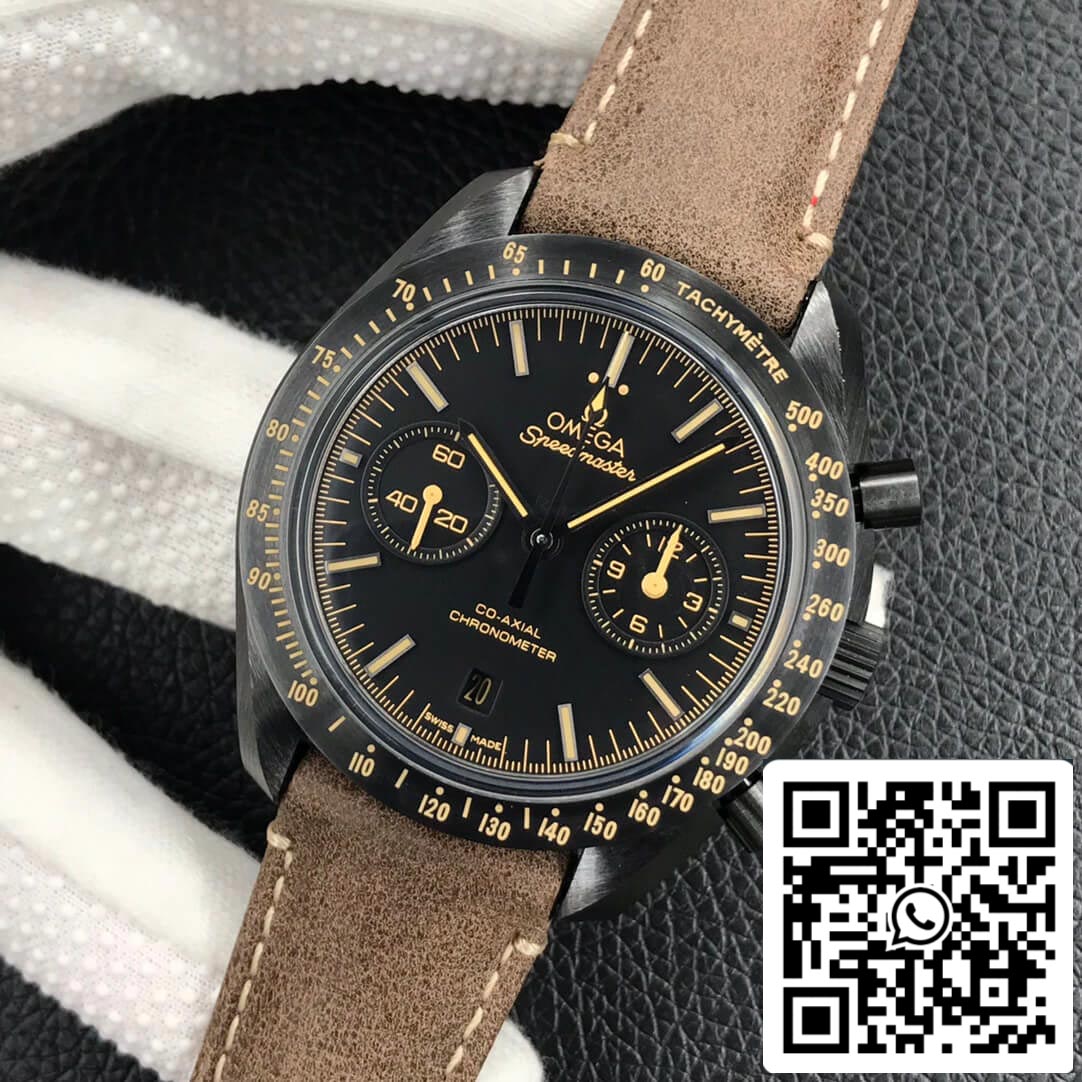 Omega Speedmaster 311.92.44.51.01.006 1:1 Mejor edición OM Factory V2 Dark Side Of The Moon Cerámica negra