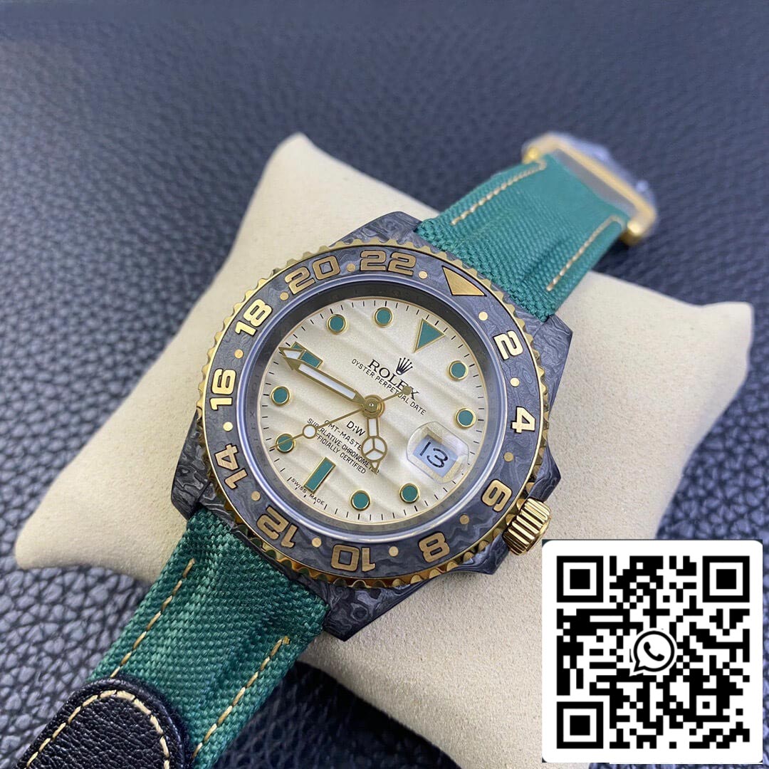 Rolex GMT-MASTER II Diw 1:1 Mejor Edición Correa de Tela Verde