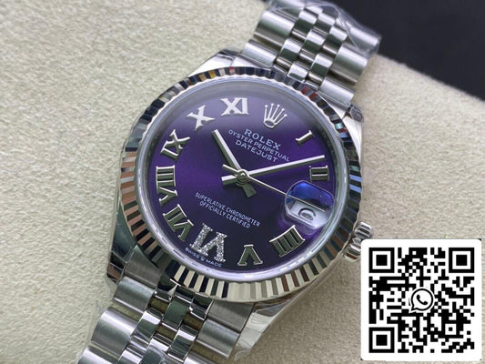 Rolex Datejust M178274-0088 1:1 Best Edition EW Factory Purple Dial