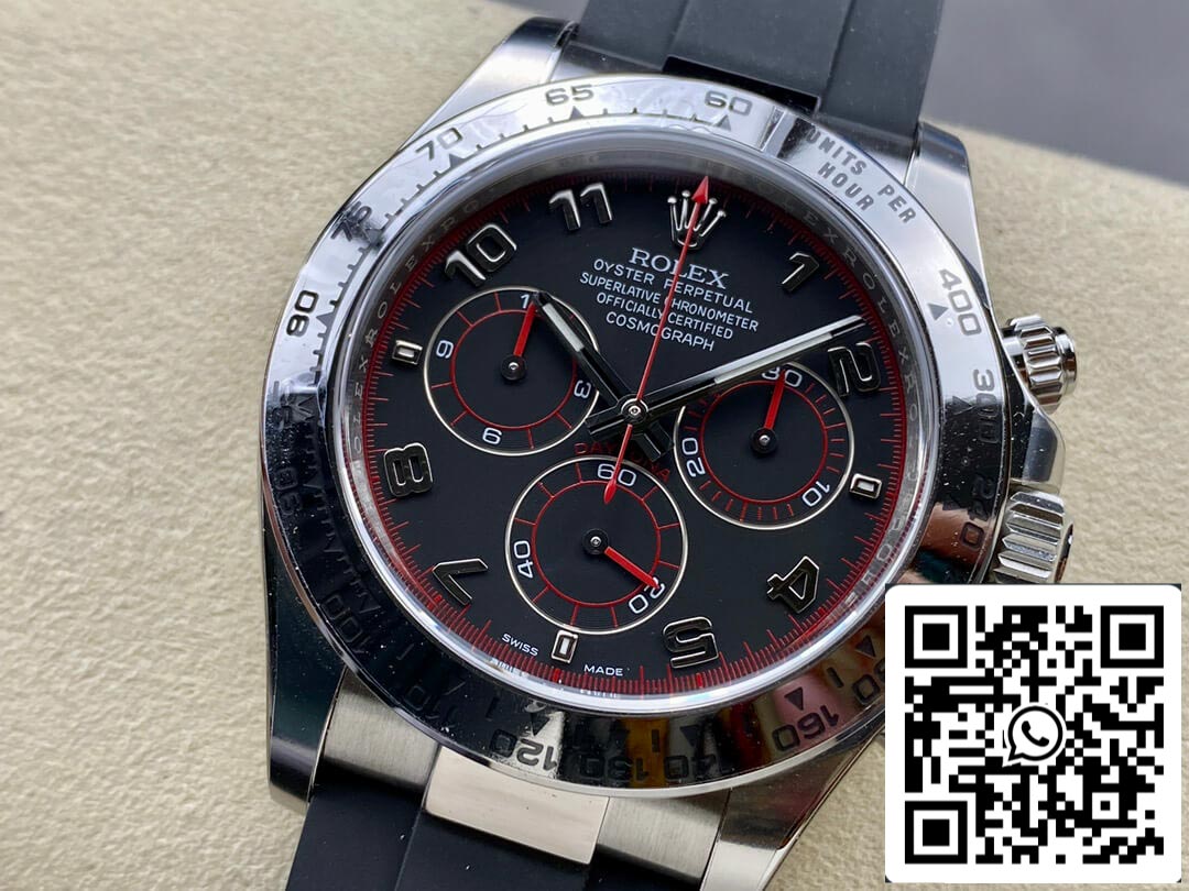 Rolex Cosmograph Daytona 116509 1:1 Mejor edición Clean Factory esfera negra