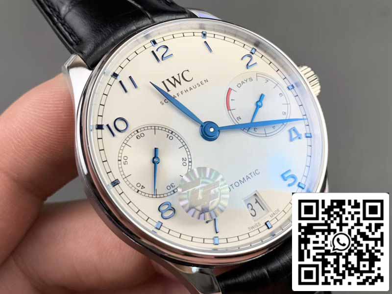 IWC Portugieser IW500705 1:1 Best Edition ZF Factory V5 White Dial Swiss ETA52010