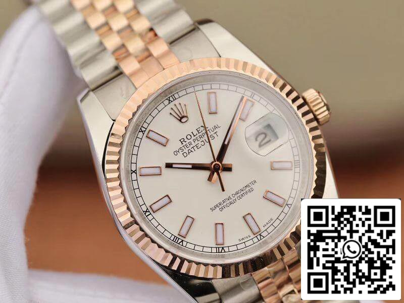 Rolex Datejust 126233 36 mm GM Factory 1:1 Mejor edición ETA3135 suiza envuelta en oro de 18 quilates