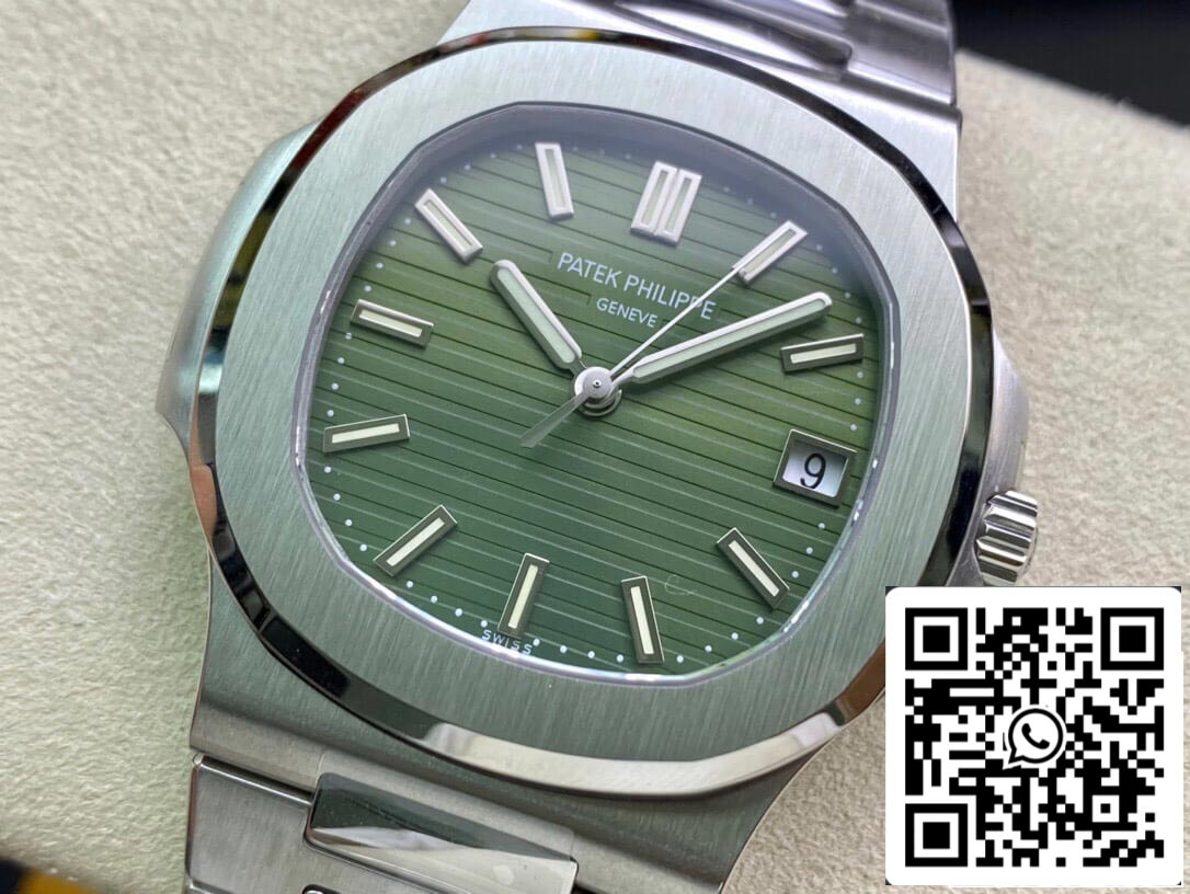 Patek Philippe Nautilus 5711/1A 1:1 Best Edition PPF Factory quadrante verde oliva