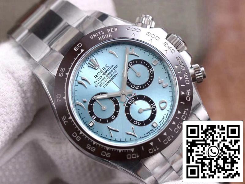 Rolex Daytona M116506-0004 1:1 Mejor edición Noob Factory esfera azul suizo ETA4130