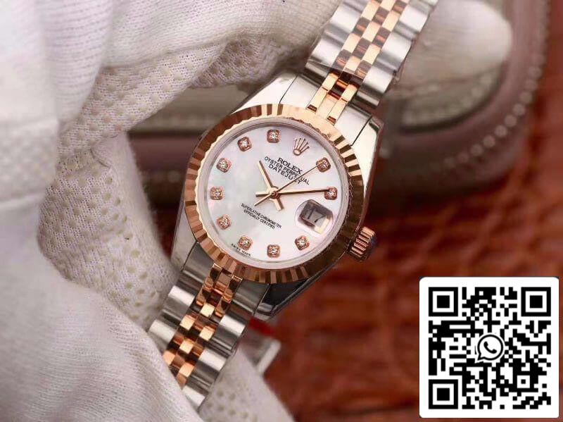 Rolex Lady Datejust 28MM 1:1 Mejor Edición Suizo NH05 Chapado en Oro Rosa