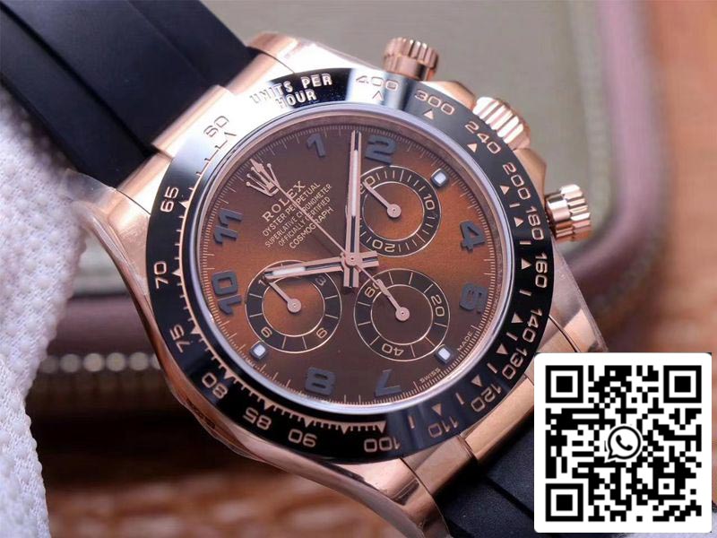 Rolex Daytona M116515LN-0015 1:1 Best Edition Noob Factory quadrante marrone svizzero ETA4130