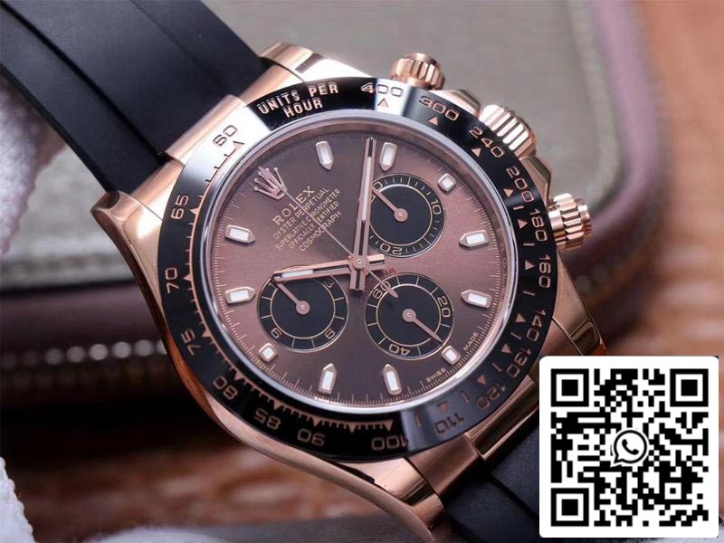 Rolex Daytona M116515LN-0041 1:1 Best Edition Noob Factory quadrante cioccolato svizzero ETA4130