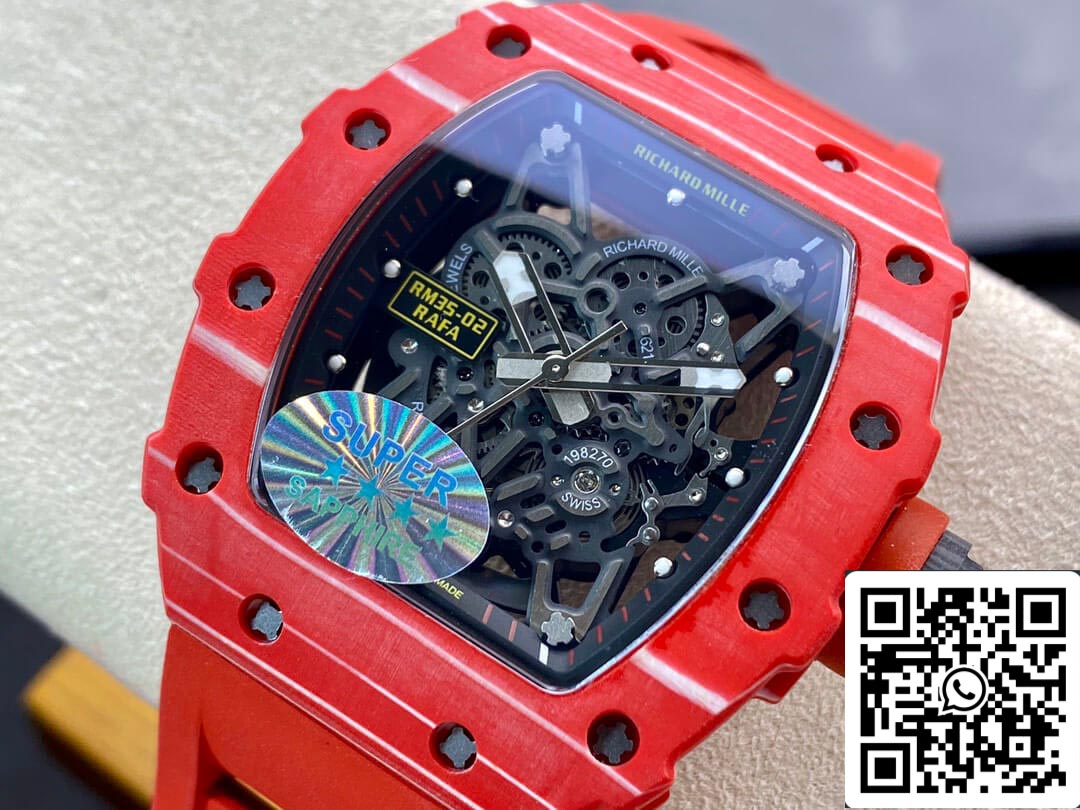 Richard Mille RM035-02 1:1 Best Edition RM Factory Red Case