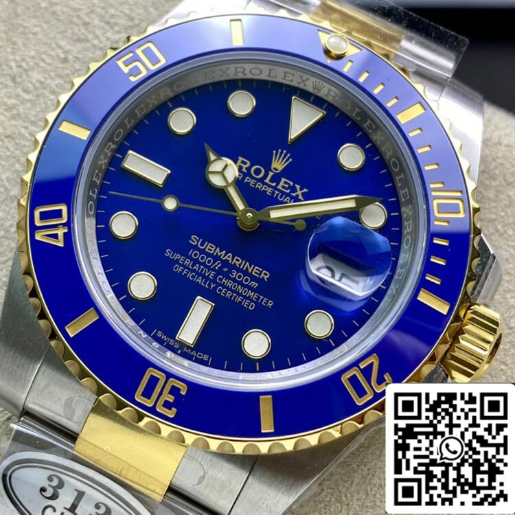 Rolex Submariner 116613LB-97203 1:1 Best Edition Clean Factory V4 Lunetta Blu