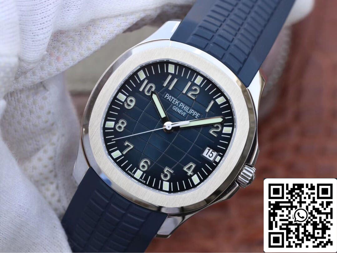 Patek Philippe Aquanaut 5168G-001 1:1 Mejor edición ZF Factory esfera azul