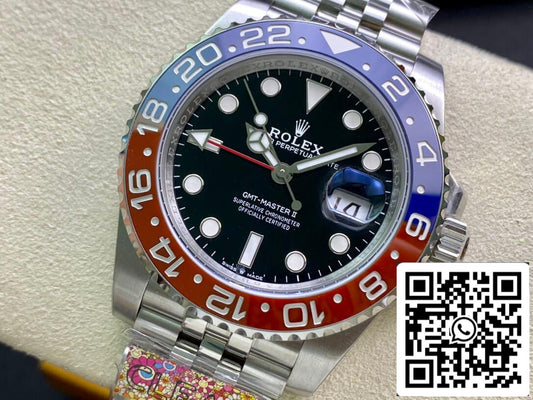 Rolex GMT Master II M126710BLRO-0001 1:1 Mejor edición Clean Factory esfera negra