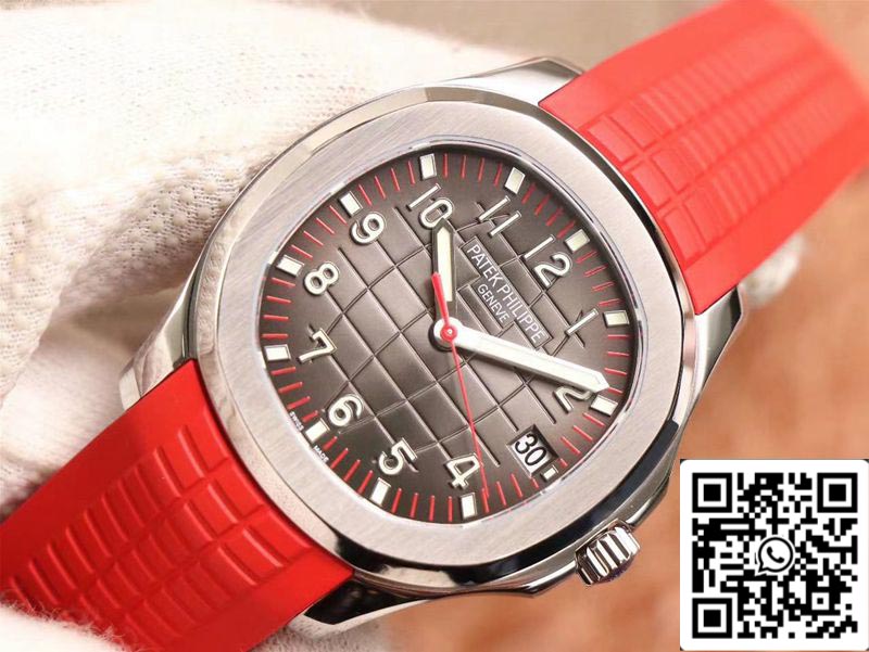 Patek Philippe Aquanaut 5167A-012 1:1 Mejor Edición ZF Factory Esfera Gris Suizo ETA324