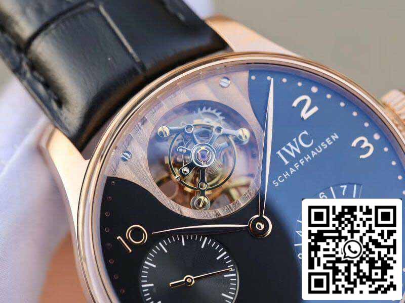 IWC Portoghese IW504210 Tourbillon in oro rosa 18 carati 1:1 Best Edition Movimento svizzero automatico complicato tourbillon