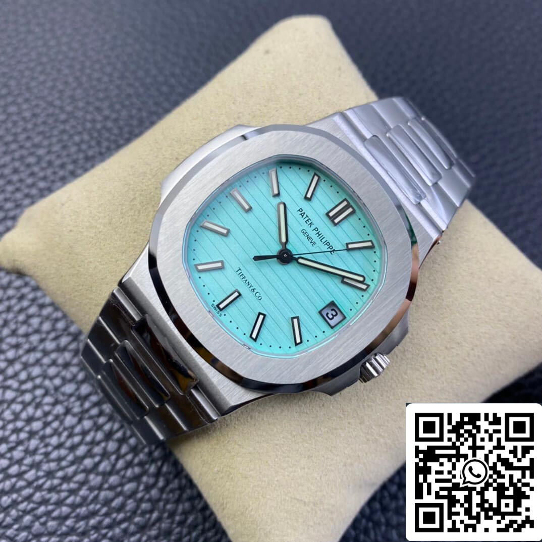 Patek Philippe Nautilus 5711/1A-018 1:1 Migliore edizione 3K Factory Quadrante blu Tiffany