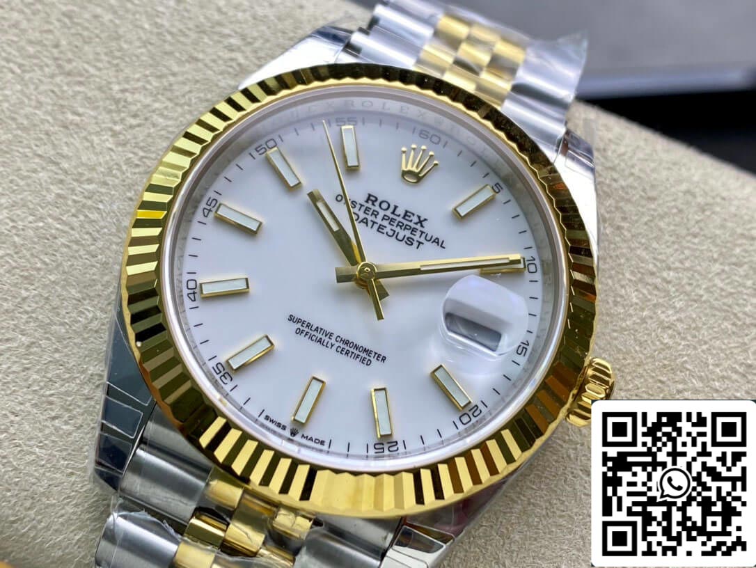 Rolex Datejust M126333-0016 41mm Cinturino Jubilee VS Factory Acciaio inossidabile