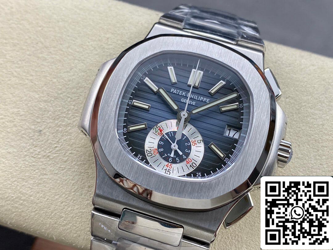 Patek Philippe Nautilus 5980/1A-001 1:1 Best Edition PPF Factory quadrante blu