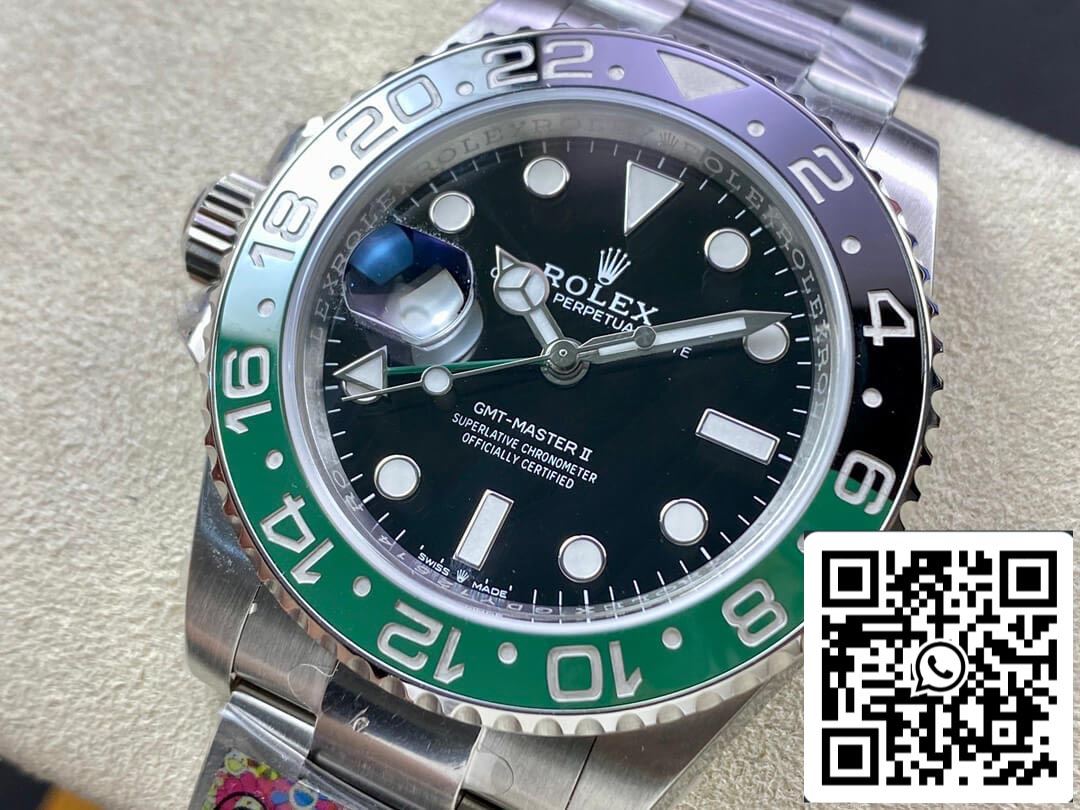 Rolex GMT Master II M126720VTNR-0001 1:1 Mejor edición Clean Factory esfera negra