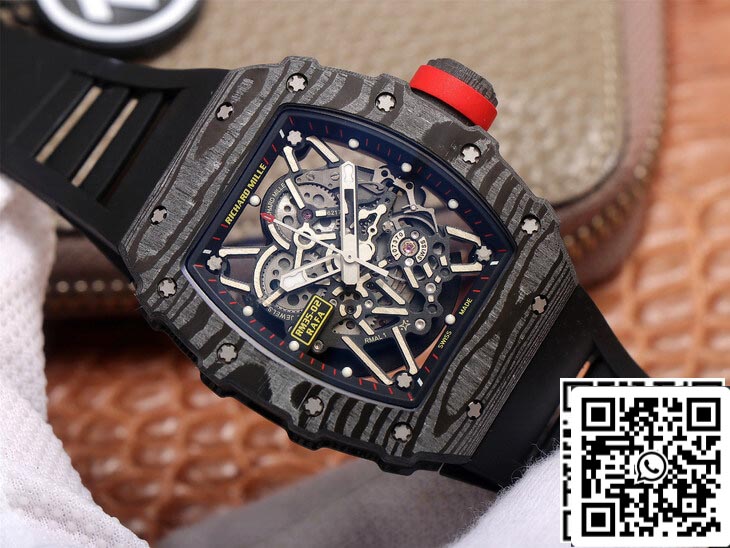 Custodia in fibra di carbonio ZF Factory Richard Mille RM35-02 1: 1 Best Edition