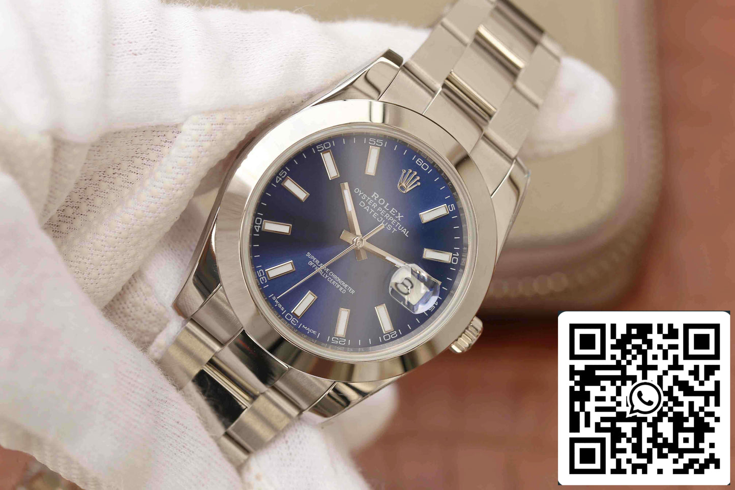 Rolex Datejust M126300-0001 1:1 Mejor edición EW Factory esfera azul