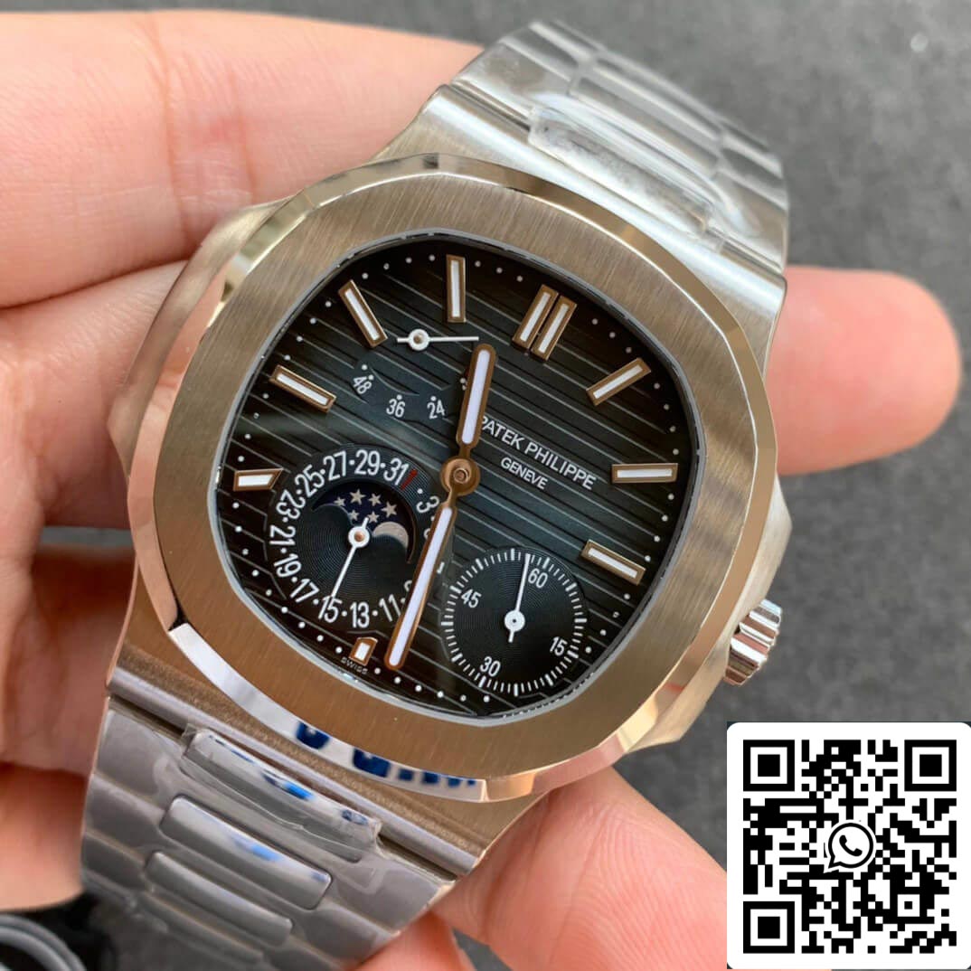 Patek Philippe Nautilus 5712/1A-001 1:1 Best Edition ZF Factory quadrante blu scuro