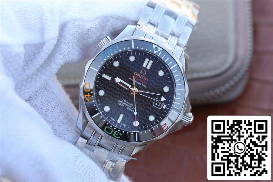 Omega Seamaster Diver 300M 522.30.41.20.01.001 1:1 Migliore edizione V6 Quadrante nero di fabbrica