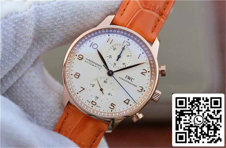 IWC Portugués ZF Factory 1:1 Mejor Edición Correa Naranja