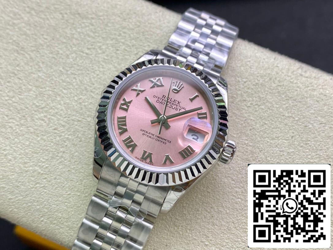 Rolex Datejust M279174-0017 28MM 1:1 Mejor edición EW Factory esfera rosa