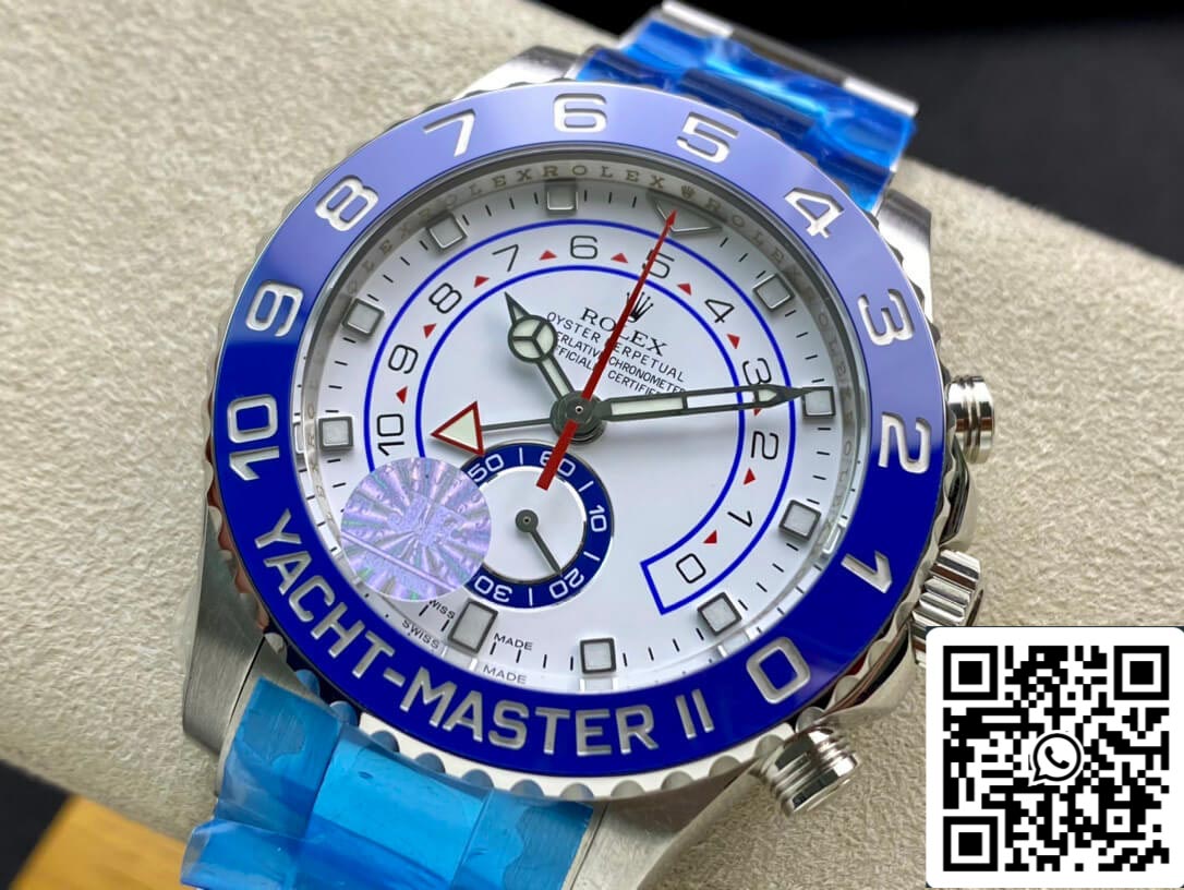 Rolex Yacht-Master M116680-0002 1:1 Mejor edición JF Factory esfera blanca