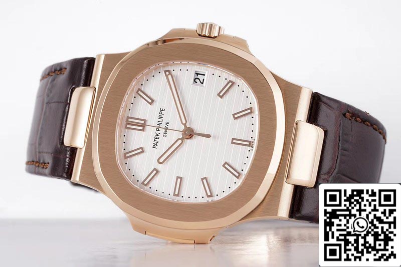 Patek Philippe Nautilus 5711R-001 1:1 Best Edition PPF Factory V4 White Dial Swiss ETA324