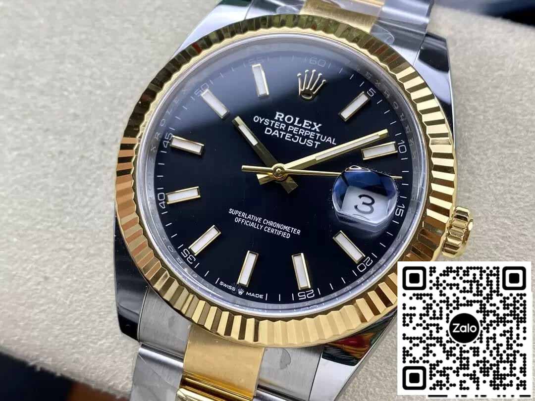 Rolex Datejust 41MM M126333-0013 1:1 Mejor edición Clean Factory esfera negra