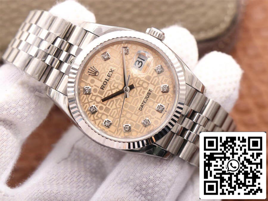 Rolex Datejust M126234-0023 Quadrante con diamanti EW Factory 1:1 Best Edition