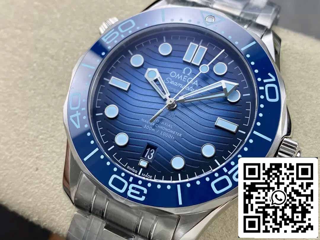 Omega Seamaster Diver 300M 210.30.42.20.03.003 Summer Blue 1:1 Mejor edición VS Factory Blue Dial