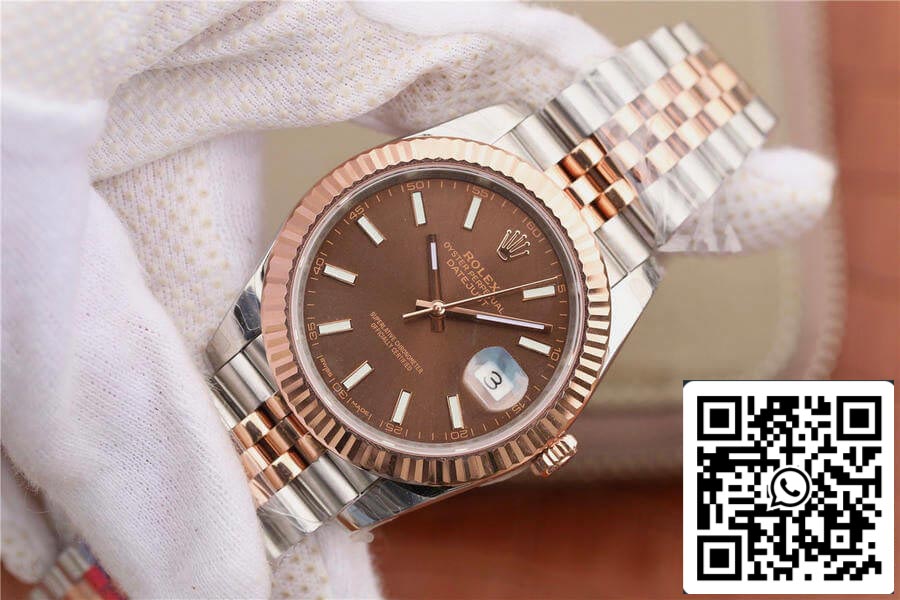 Rolex Datejust M126331-0002 1:1 Mejor Edición EW Factory Oro Rosa