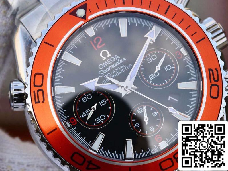 Omega Seamaster Planet Ocean 232.30.46.51.01.002 1:1 Best Edition svizzero ETA7750 quadrante nero con indicatore arancione