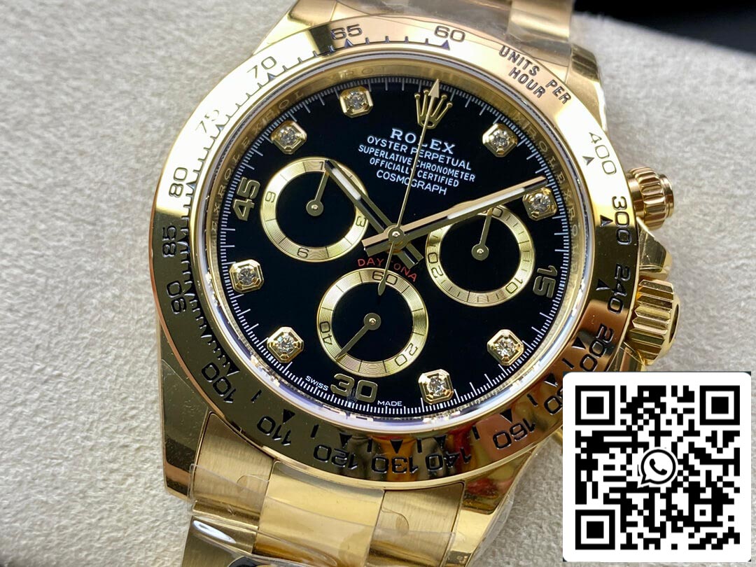 Rolex Daytona M116508-0016 1:1 Mejor edición BT Factory esfera negra