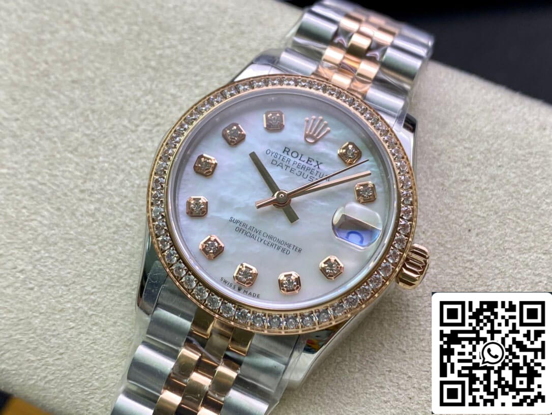 Rolex Datejust M278381RBR-0026 31MM 1:1 Mejor edición EW Factory Bisel de diamantes