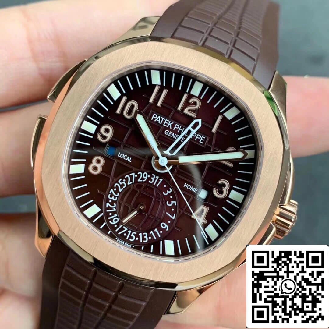 Patek Philippe Aquanaut 5164R-001 1:1 Best Edition GR Factory Quadrante marrone